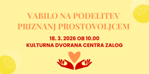 Read more about the article Podelitev priznanj prostovoljcem DCA Zalog