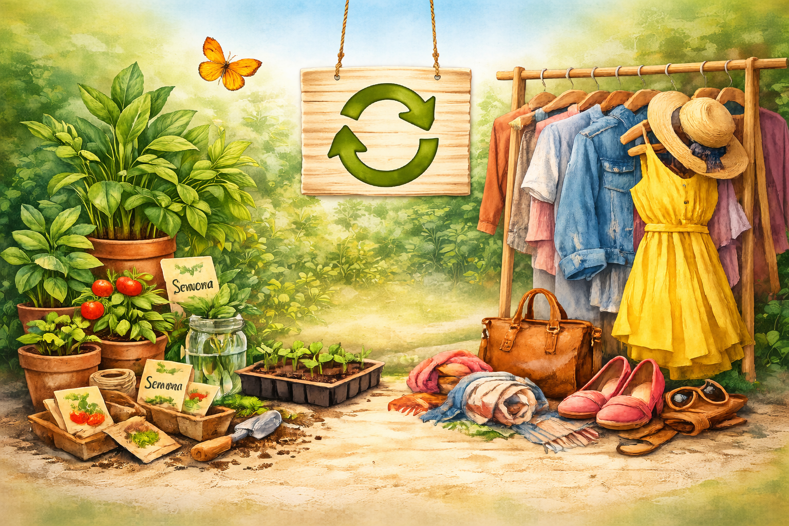 You are currently viewing Izmenjava oblačil in rastlin